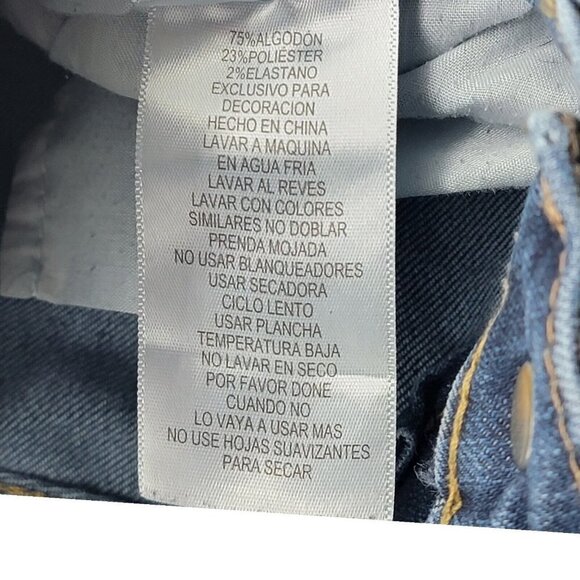 Levis Performance 511 Slim Black Label Denim Blue Jeans Boys Sz 7X Regular - Picture 3 of 9